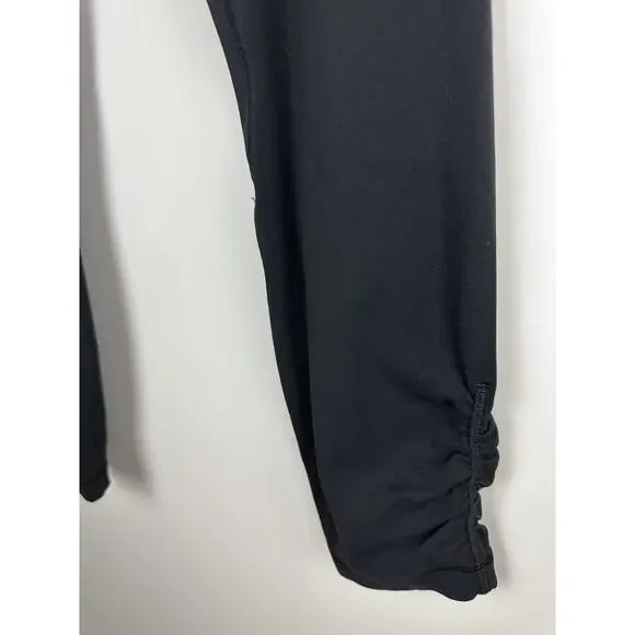 🦄 Rare Lululemon Align High Rise Crop 23" Twist Waist Legging Pant Black Size 4 - Picture 8 of 15